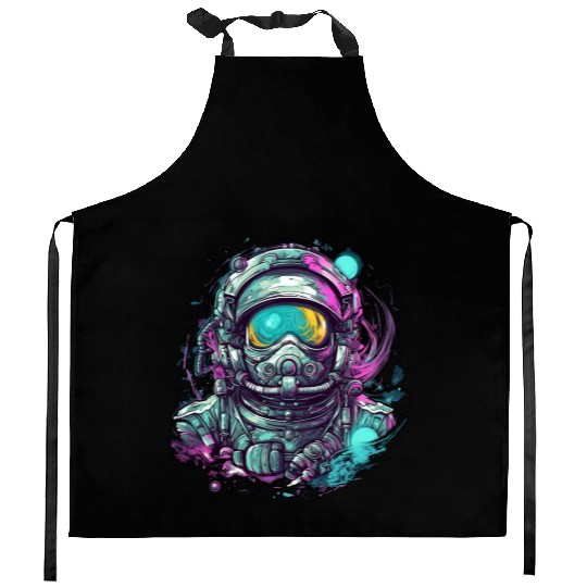 Astro Selfie Kitchen Aprons