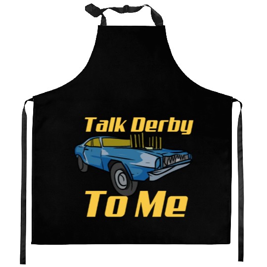Demolition Derby Car Demo Derby Driver Kitchen Aprons