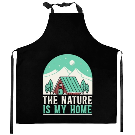 Cottagecore Mushroom Aesthetic Nature Conservation Kitchen Aprons