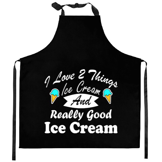 I Love Ice Cream Sweet Design Kitchen Aprons