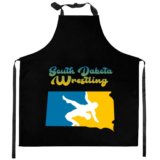 South Dakota Wrestling Kitchen Aprons