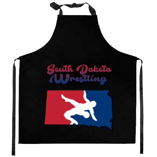South Dakota Wrestling Kitchen Aprons