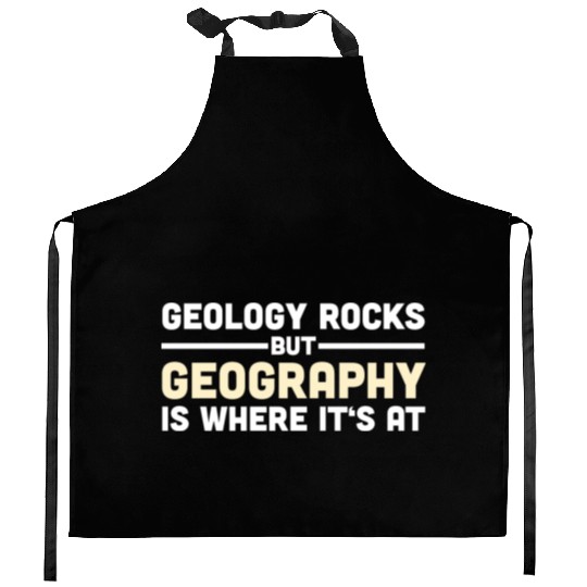 Geography Gift Geographer Teacher Student Kitchen Aprons