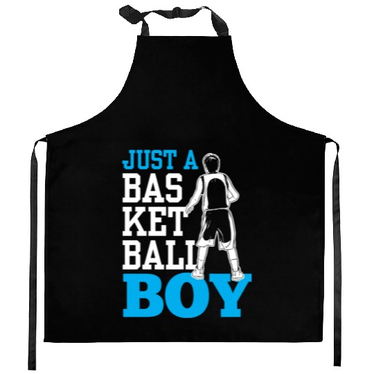Just A Basketball Boy Player Team Coach Match Kitchen Aprons