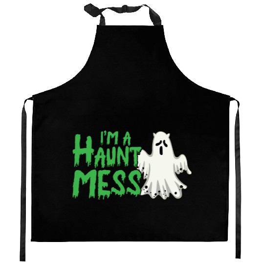 Halloween Paranormal Ghost Hunters Horror Fans Kitchen Aprons
