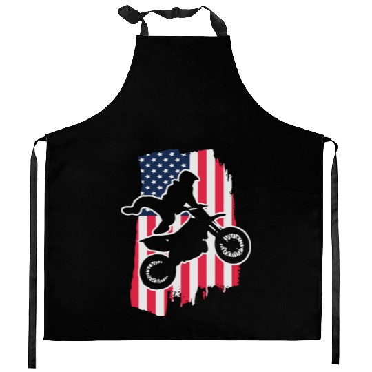 Dirt Bike USA Kitchen Aprons