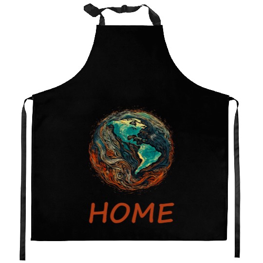 My Planet - My Home Kitchen Aprons