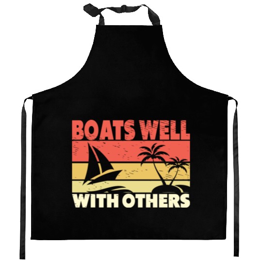 Boating Boat Captains Boating Sailing Cruise Ship Kitchen Aprons