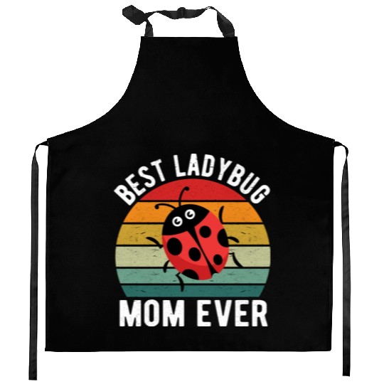 Best Ladybug Mom Ever I Ladybug Kitchen Aprons