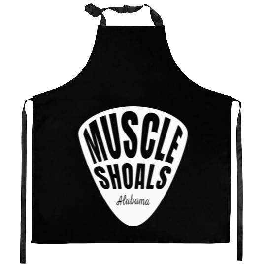 Muscle Shoals Albm Guitar Pick Music Recording Kitchen Aprons