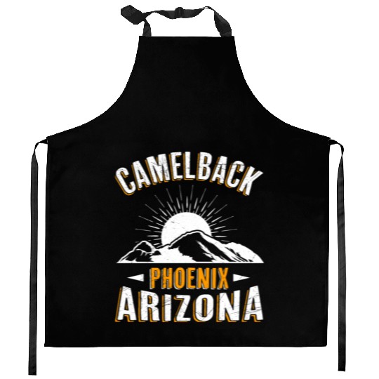 Phoenix Arizonna Mountaineer and Hiker Summit Kitchen Aprons