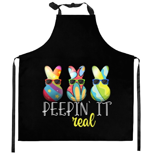 Peepin 39 It Real Happy Easter Bunny Egg Hunt Kitchen Aprons