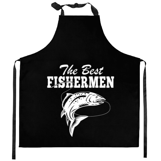 The Best Fishermen Fishing Lover Kitchen Aprons