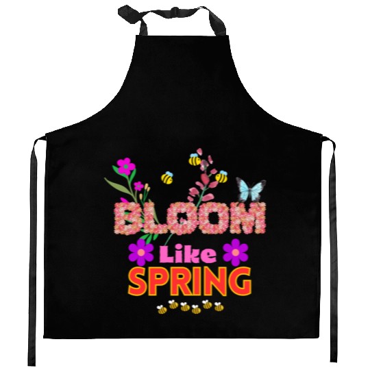 Bloom like spring Kitchen Aprons