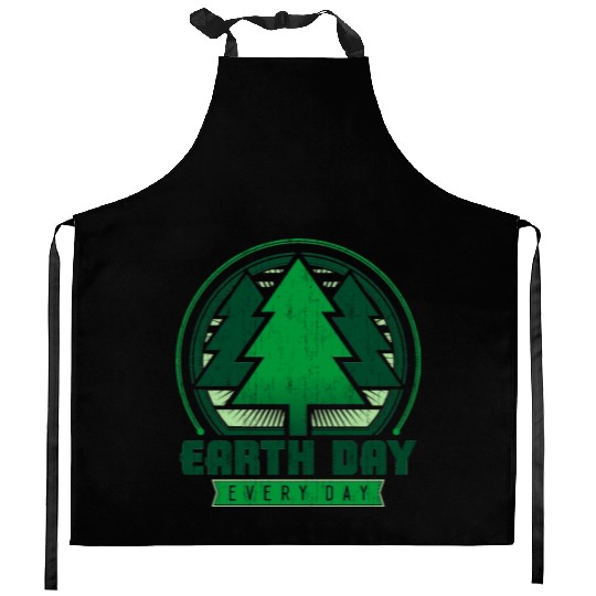 Earth Day Every Day Kitchen Aprons