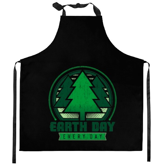 Earth Day Every Day Kitchen Aprons