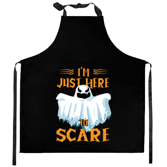 Halloween Paranormal Ghost Hunters Horror Fans Kitchen Aprons