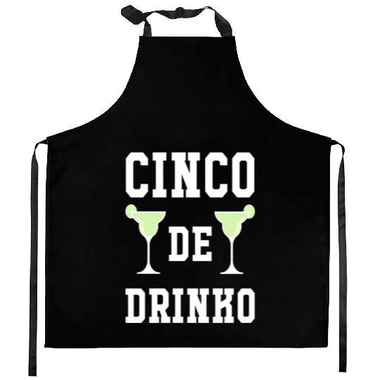 Cinco De Drinko Lime Cinco De Mayo May Fifth Kitchen Aprons