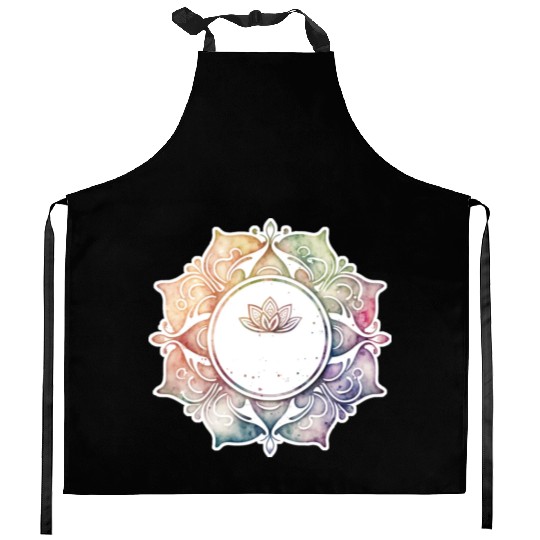 Yoga Mandala DIY Spiritual Meditation Karma Sport Kitchen Aprons