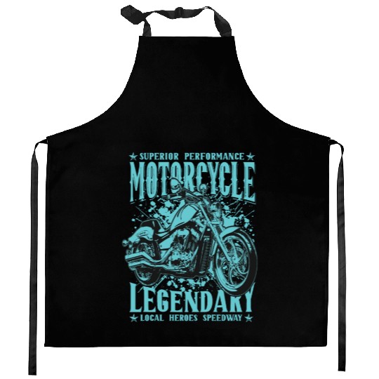 SUPERIOR PERFORMANCE MOTORCYCLE LEGENDARY Kitchen Aprons