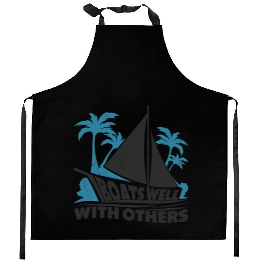Boating Boat Captains Boating Sailing Cruise Ship Kitchen Aprons