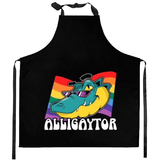 Gay Rights Rainbow Pride Month LGBTQ Gay Pride Kitchen Aprons
