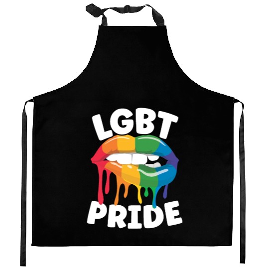 Gay Rights Rainbow Pride Month LGBTQ Gay Pride Kitchen Aprons