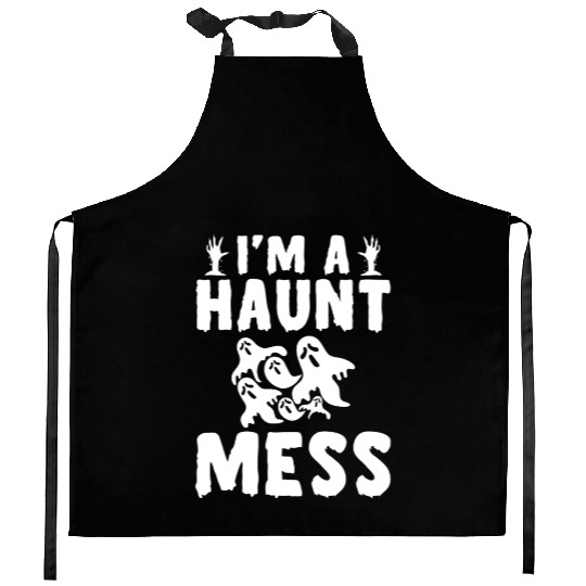 Halloween Paranormal Ghost Hunters Horror Fans Kitchen Aprons