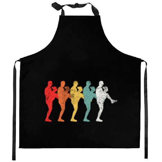 Baseball Pitcher Vintage Kitchen Aprons