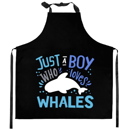 Whales Whale Lover Marine Biologist Kitchen Aprons