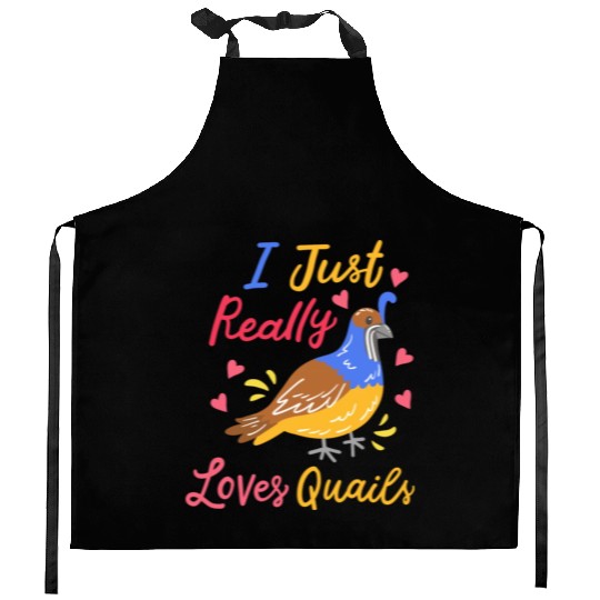 Quail Quail Lover Quail Owner Kitchen Aprons