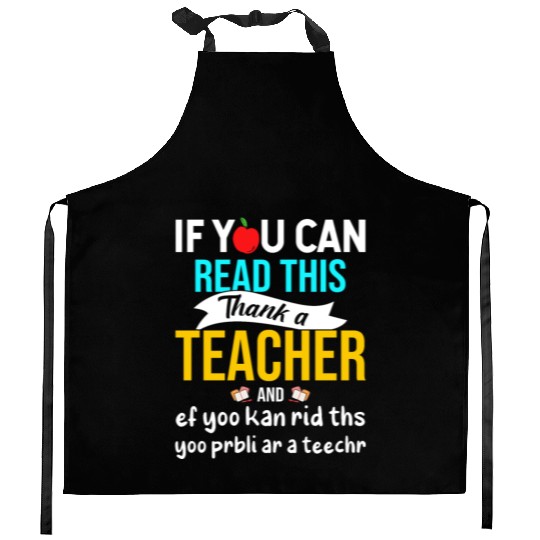 Teacher Appreciation 2023 Cute, Funny Teacher Kitchen Aprons