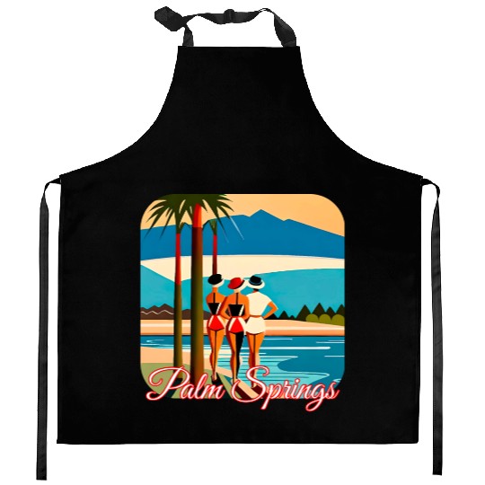 Palm Springs Swim Club Kitchen Aprons