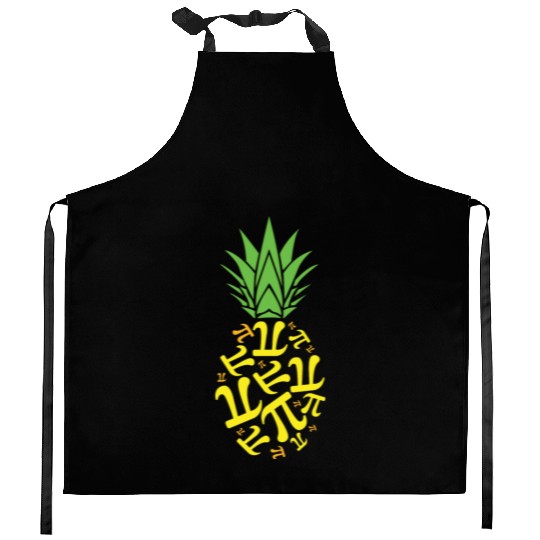 Pineapple Pi Math Holiday Mathematics Pi Day Kitchen Aprons