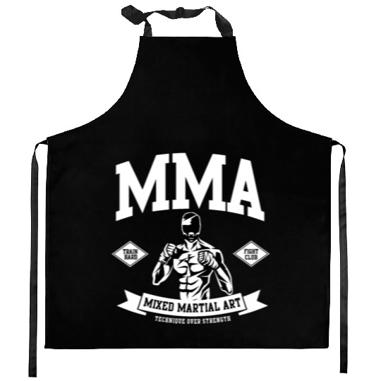 MMA Mixed Martial Arts Muay Thai Boxing Jiu Jitsu Kitchen Aprons