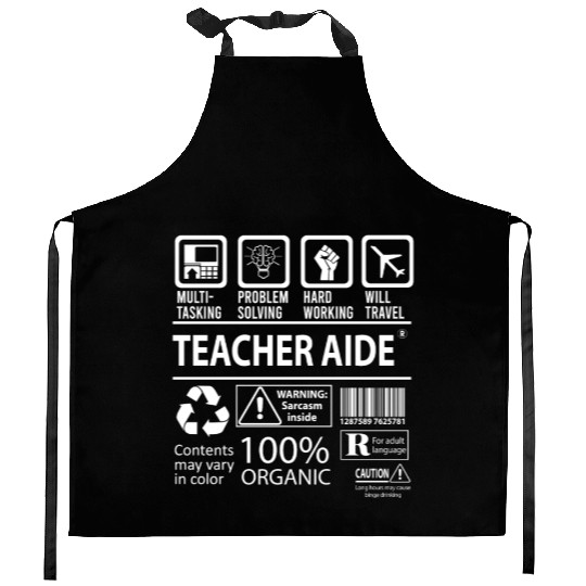 Teacher Aide Kitchen Aprons - Multitasking Job Gift Item