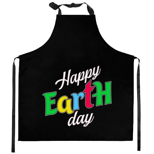 Women's Earth Day Cute Environmental Kitchen Aprons
