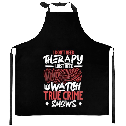 True Crime Murder Spy Crime Interest Gift Idea Kitchen Aprons