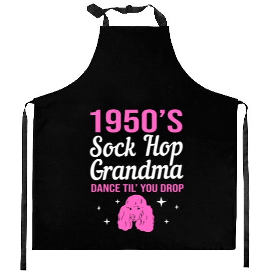 Retro Dance 1950s Sock Hop Dancing Grandma Kitchen Aprons