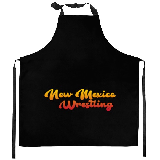 New Mexico Wrestling Kitchen Aprons