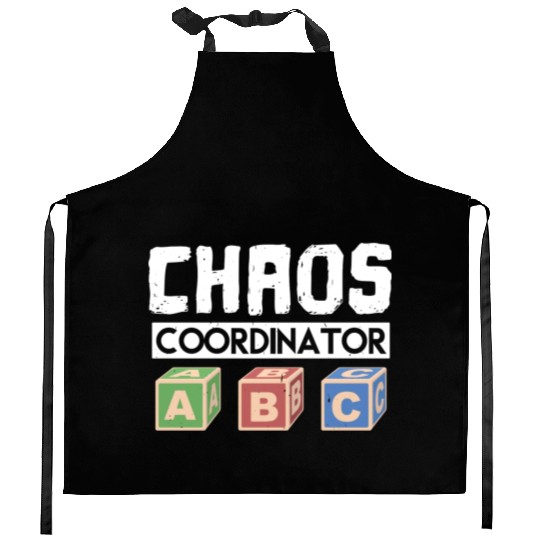 Chaos Coordinator Teacher Kitchen Aprons