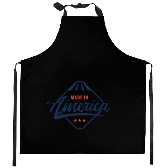made in America Kitchen Aprons