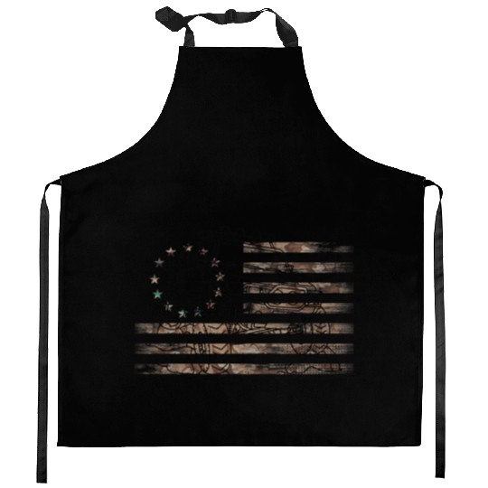 Adventure 101 FJ cruiser Camo US Flag 4wd Overland Kitchen Aprons