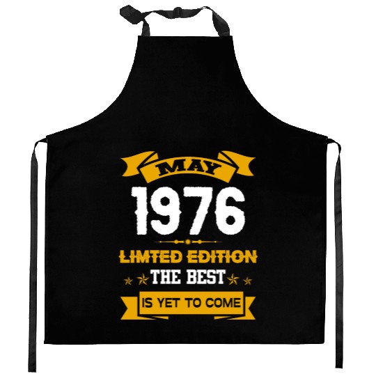 May 1976 Birthday Surprise Kitchen Aprons