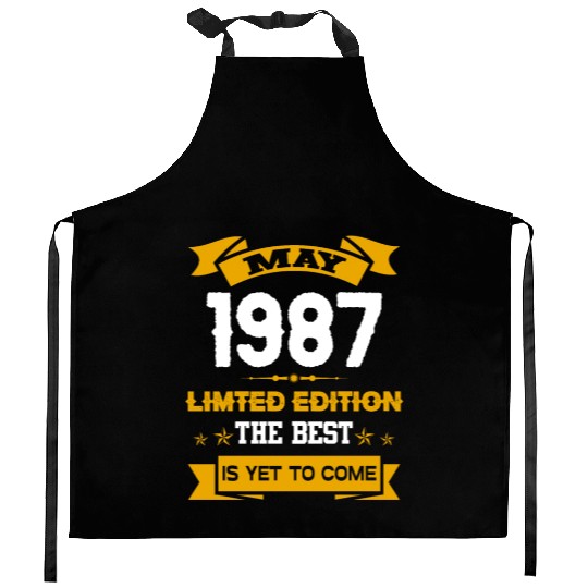 May 1987 Birthday Surprise Kitchen Aprons