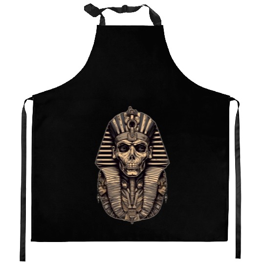 Pharaoh Egypt Skull Death Mask Gift Idea Kitchen Aprons