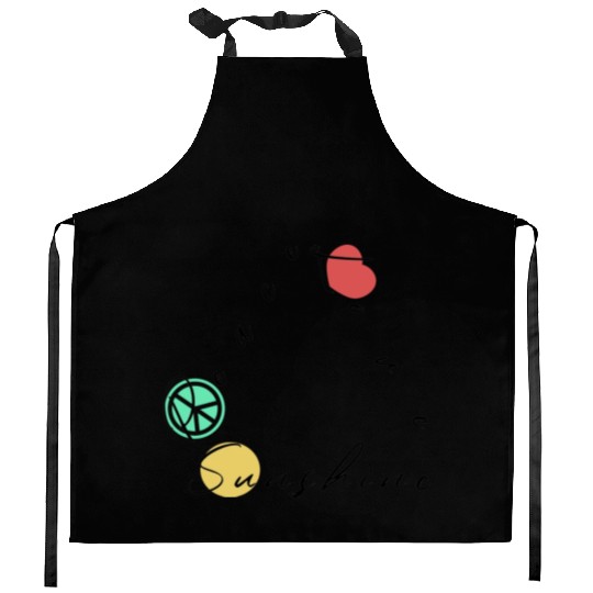 Peace, Love and Sunshine Kitchen Aprons