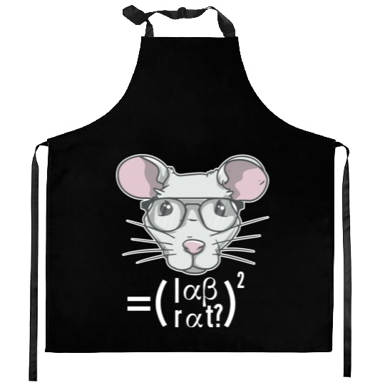 Lab Rat Science Chemistry Professor Laboratory Kitchen Aprons