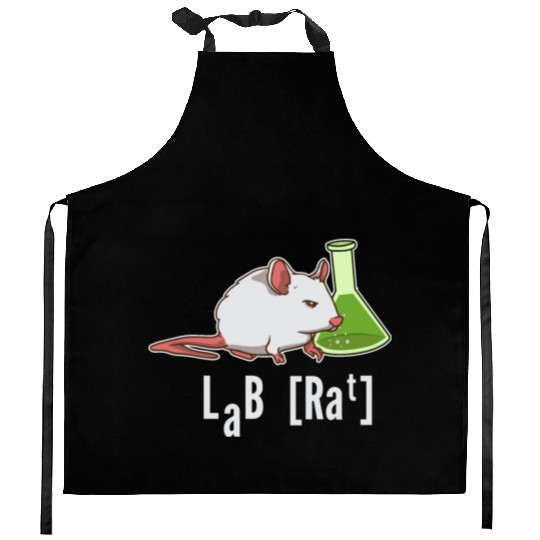 Lab Rat Science Chemistry Professor Laboratory Kitchen Aprons
