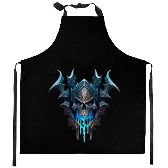 Death and Metal Kitchen Aprons